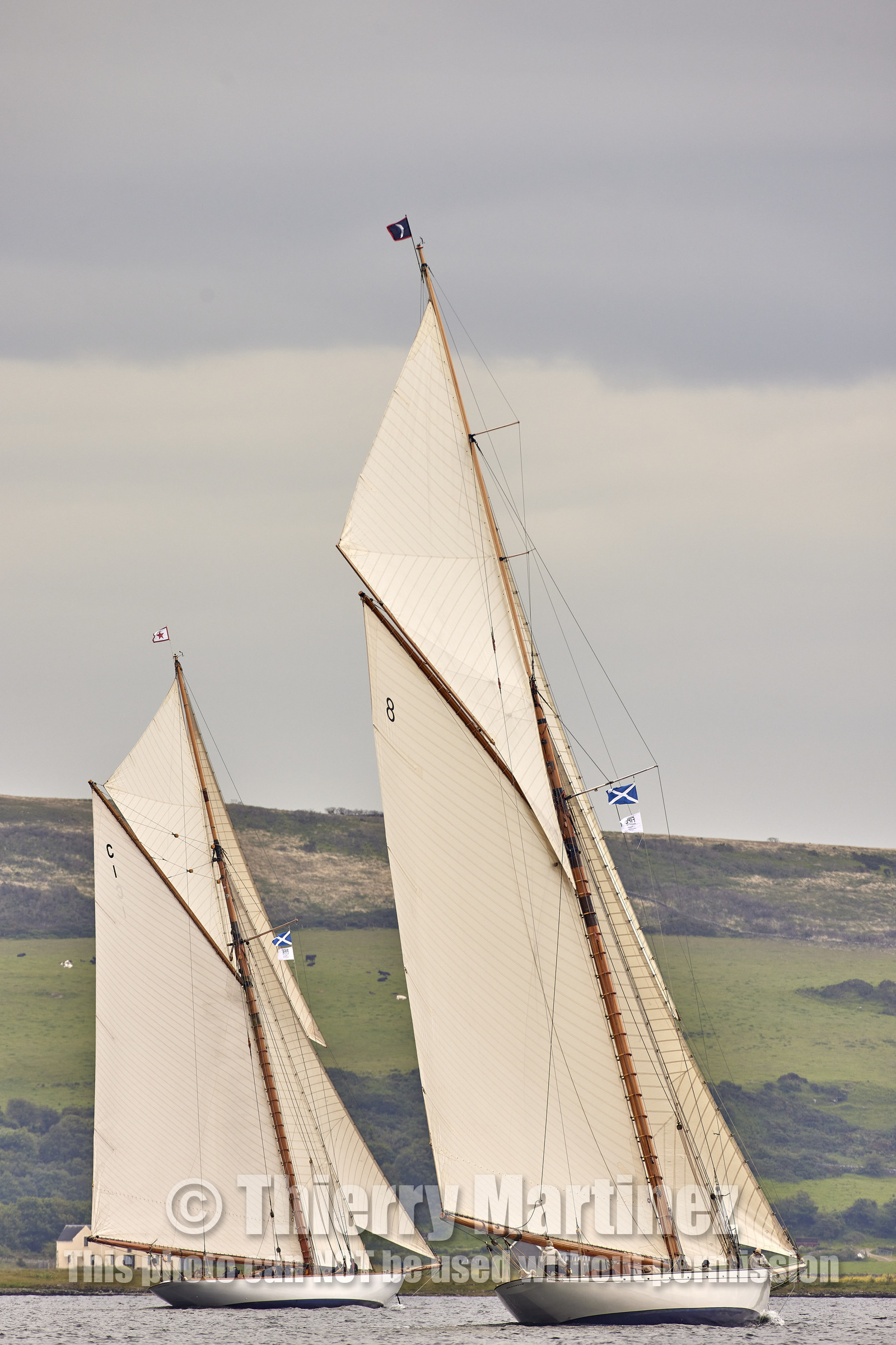 22_22681  © Thierry Martinez.FAIRLIE,SCOTLAND - UK 14th June 20222022 RICHARD MILLE FIFE REGATTA.Day 4 :ROTHESAY (ISLE OF BUTE) to PORTAVADIE.