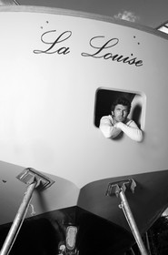 Thierry Dubois (FRA) et son bateau LA LOUISE