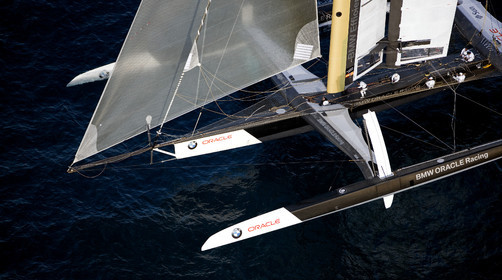 33rd  AMERICA'S CUP Valencia Spain, February 2010 - Defender:  ALINGHI (ALINGHI 5) vs Challenger : BMW Oracle Racing (USA 17)