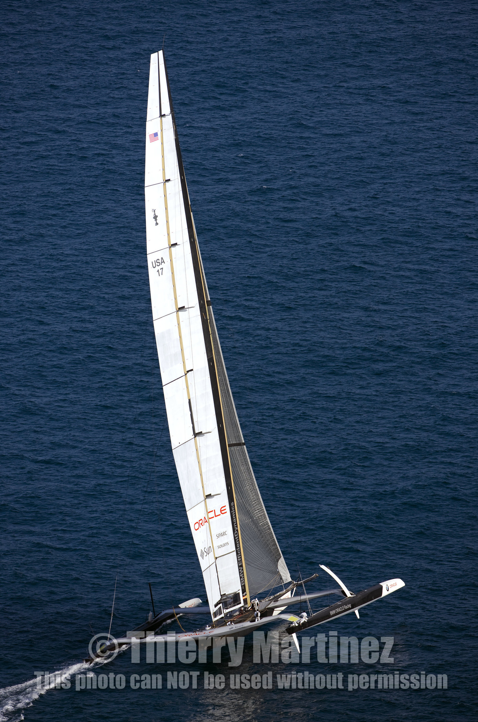 33rd  AMERICA'S CUP Valencia Spain, February 2010 - Defender:  ALINGHI (ALINGHI 5) vs Challenger : BMW Oracle Racing (USA 17)