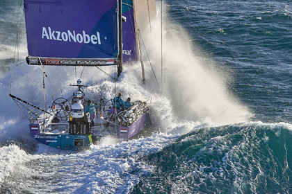 team AkzoNobel  in Volvo Ocean Race 2017-18.