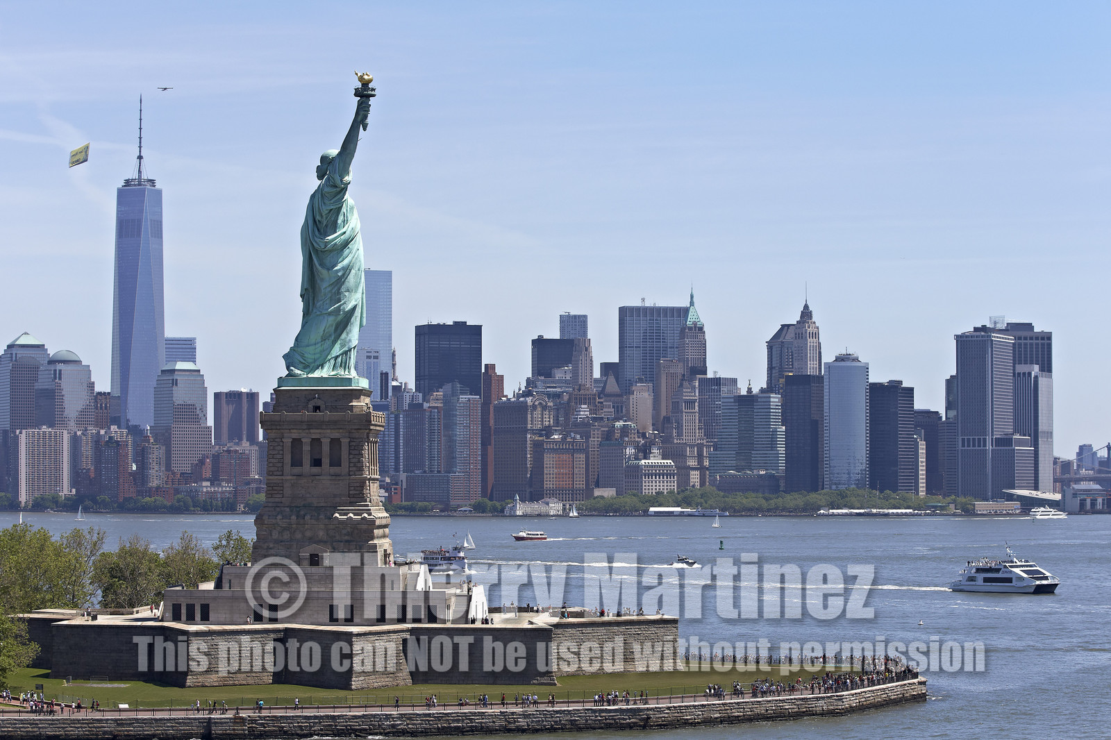 Aerial view of New York City (USA).