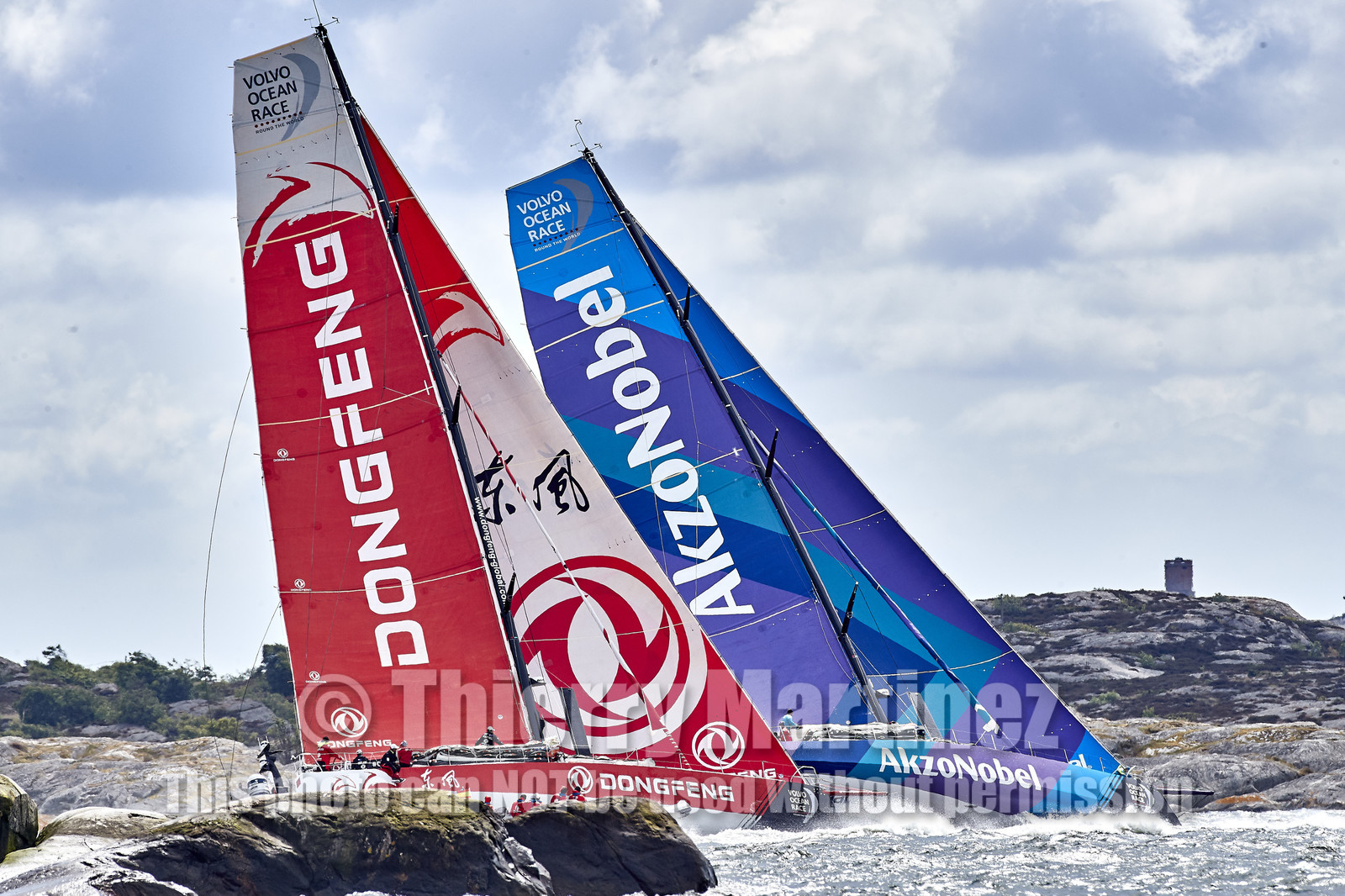 team AkzoNobel  in Volvo Ocean Race 2017-18.