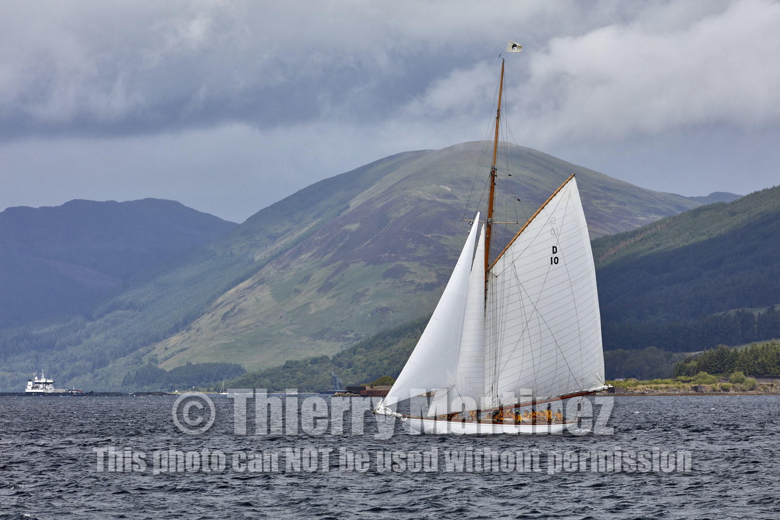 22_17006   © Thierry Martinez.FAIRLIE,SCOTLAND - UK 12th June 20222022 RICHARD MILLE FIFE REGATTA.Day 2 : LARGS to ROTHESAY