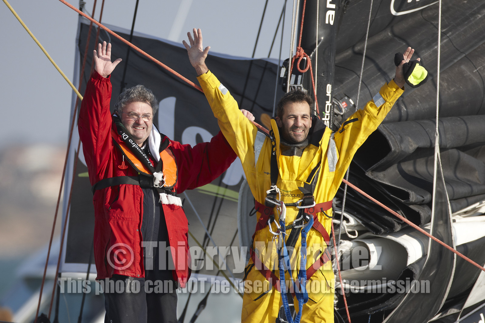 2012 13 VENDEE GLOBE ; Alessandro di Benedetto (FRA ITA) TEAM PLASTIQUE