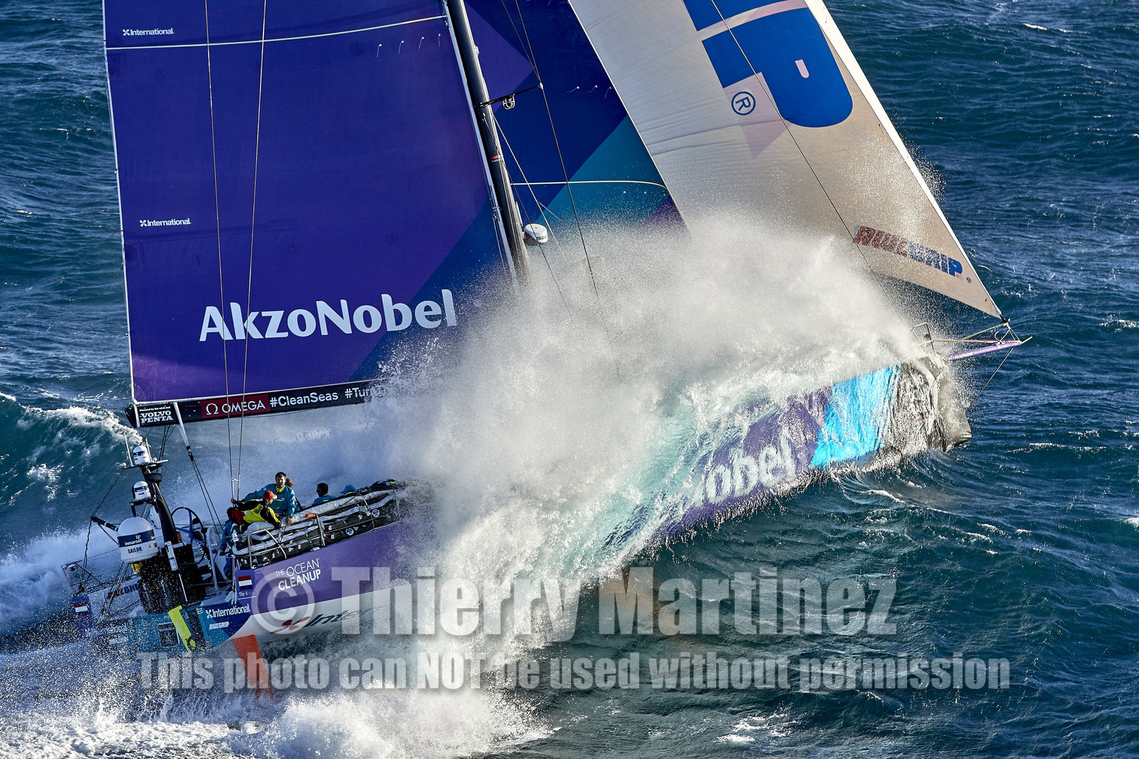 team AkzoNobel  in Volvo Ocean Race 2017-18.