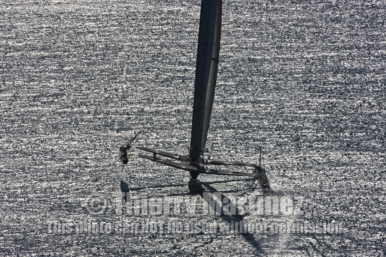 33rd  AMERICA'S CUP Valencia Spain, February 2010 - Defender:  ALINGHI (ALINGHI 5) vs Challenger : BMW Oracle Racing (USA 17)