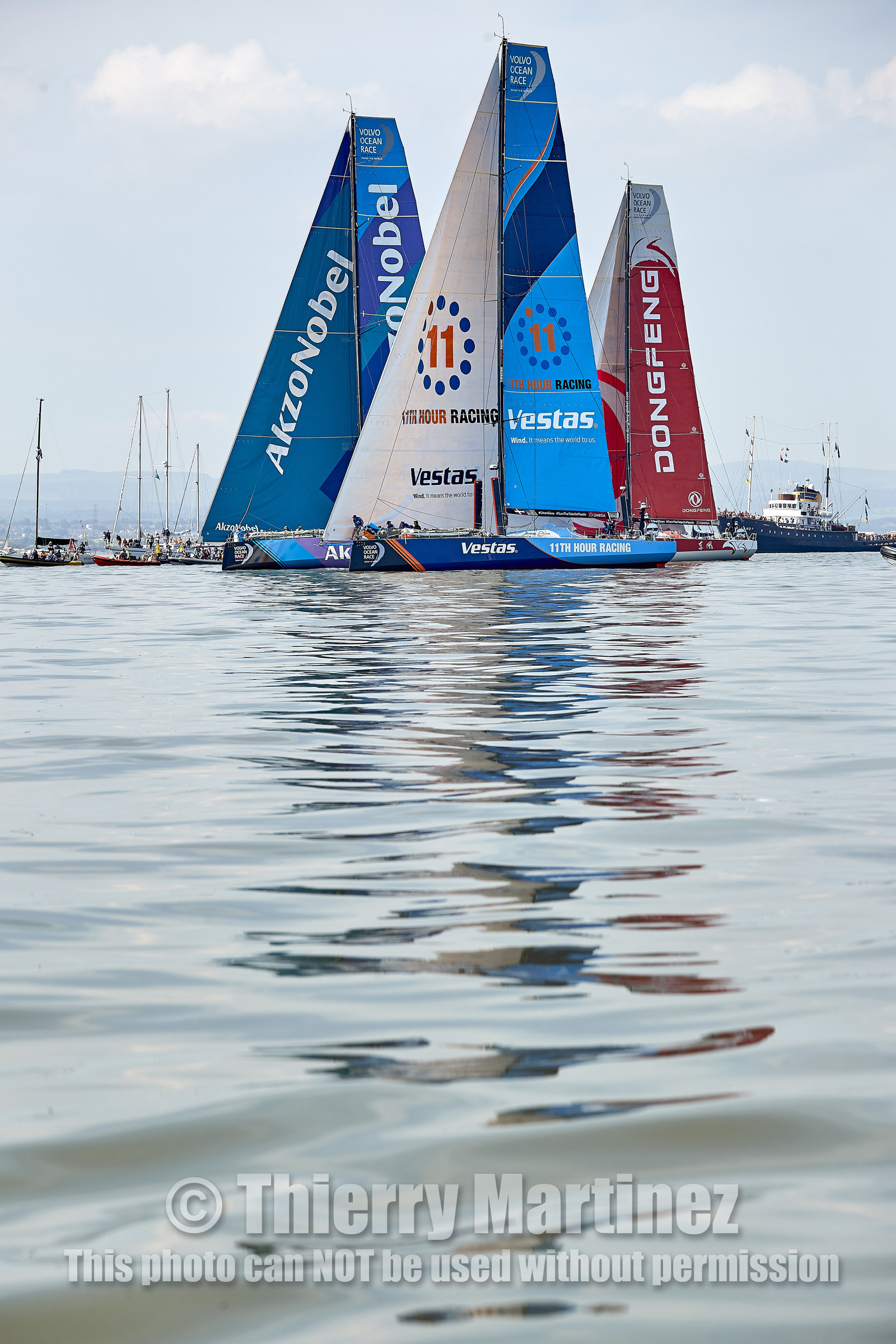 team AkzoNobel  in Volvo Ocean Race 2017-18.