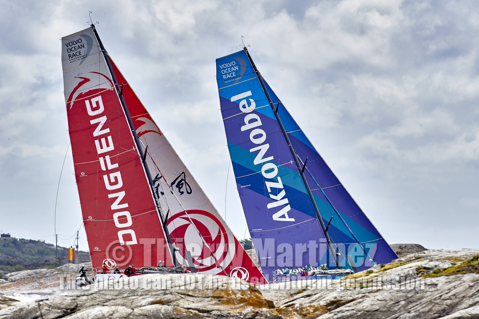 team AkzoNobel  in Volvo Ocean Race 2017-18.