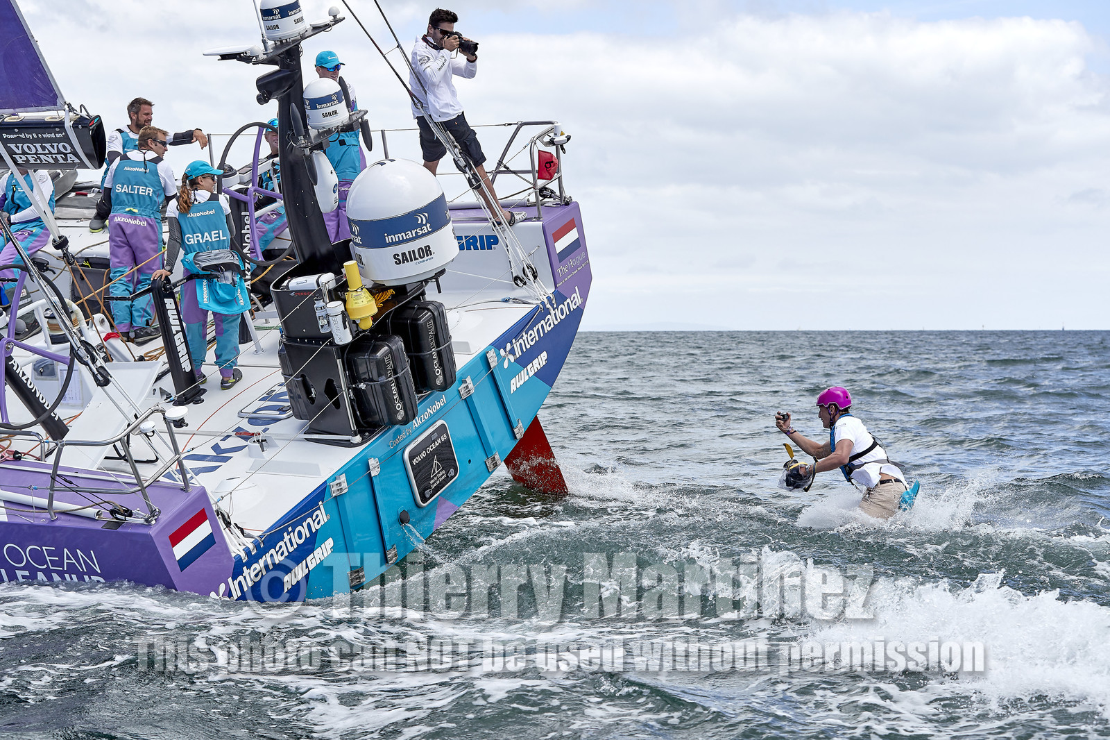 team AkzoNobel  in Volvo Ocean Race 2017-18.