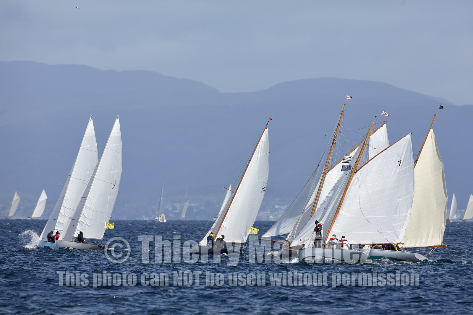 22_17006   © Thierry Martinez.FAIRLIE,SCOTLAND - UK 12th June 20222022 RICHARD MILLE FIFE REGATTA.Day 2 : LARGS to ROTHESAY