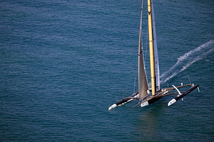33rd  AMERICA'S CUP Valencia Spain, February 2010 - Defender:  ALINGHI (ALINGHI 5) vs Challenger : BMW Oracle Racing (USA 17)