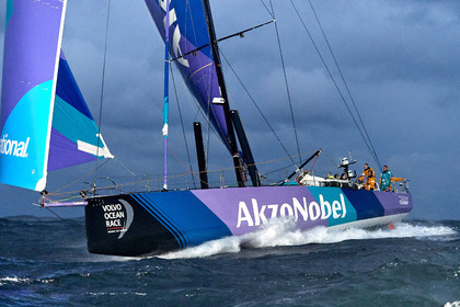 team AkzoNobel  in Volvo Ocean Race 2017-18.