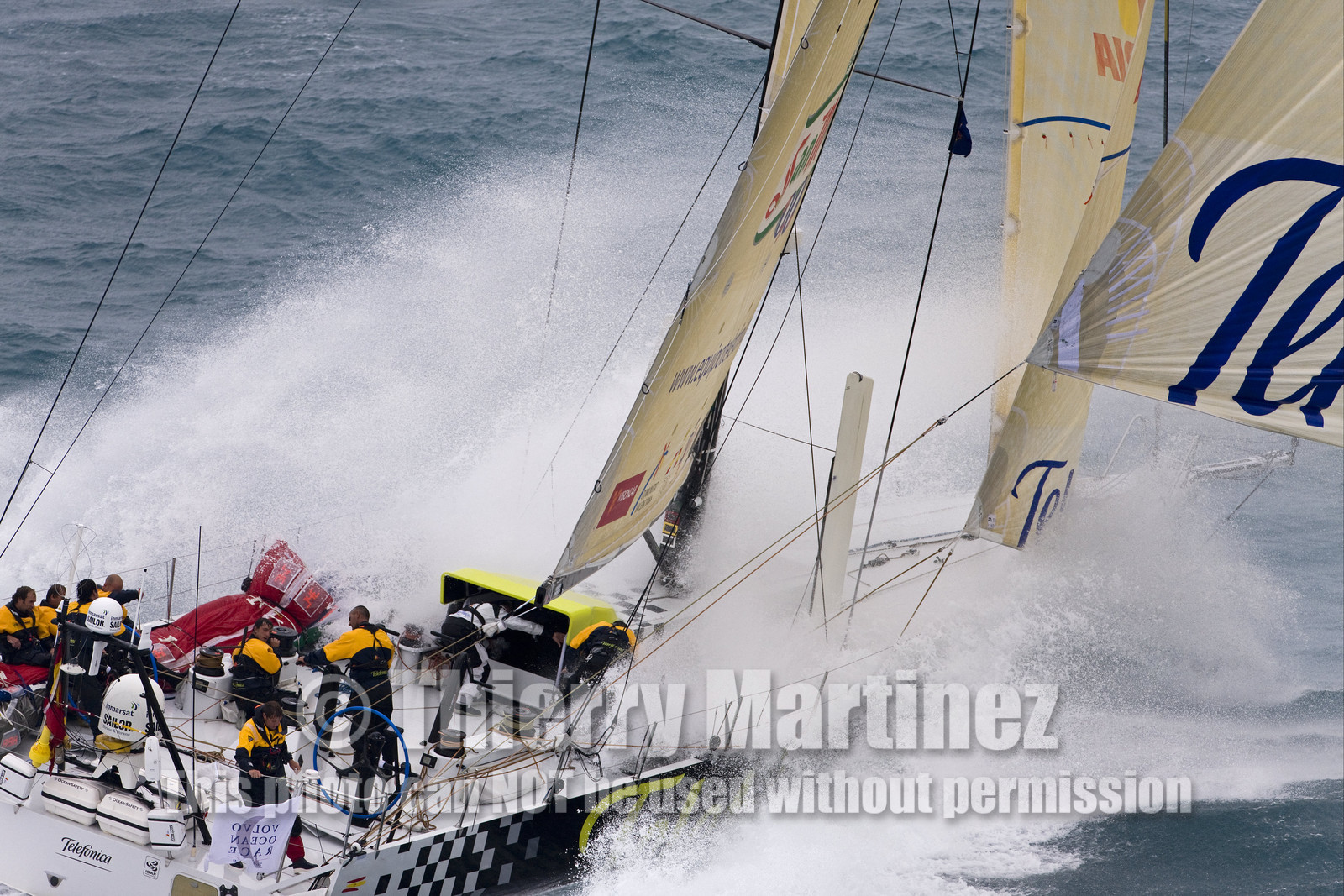 VOLVO OCEAN RACE - 2008 2009. Start Leg 1 (Alicante-ESP  Cape Town-RSA. 6500 NM).