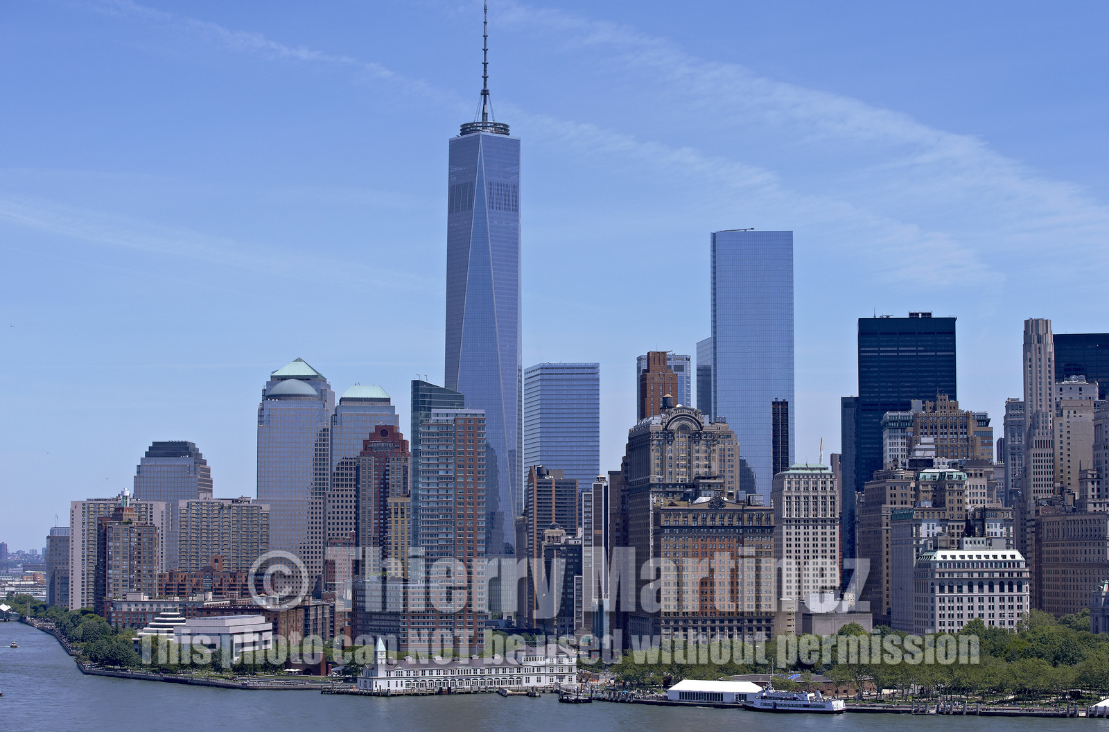 Aerial view of New York City (USA).