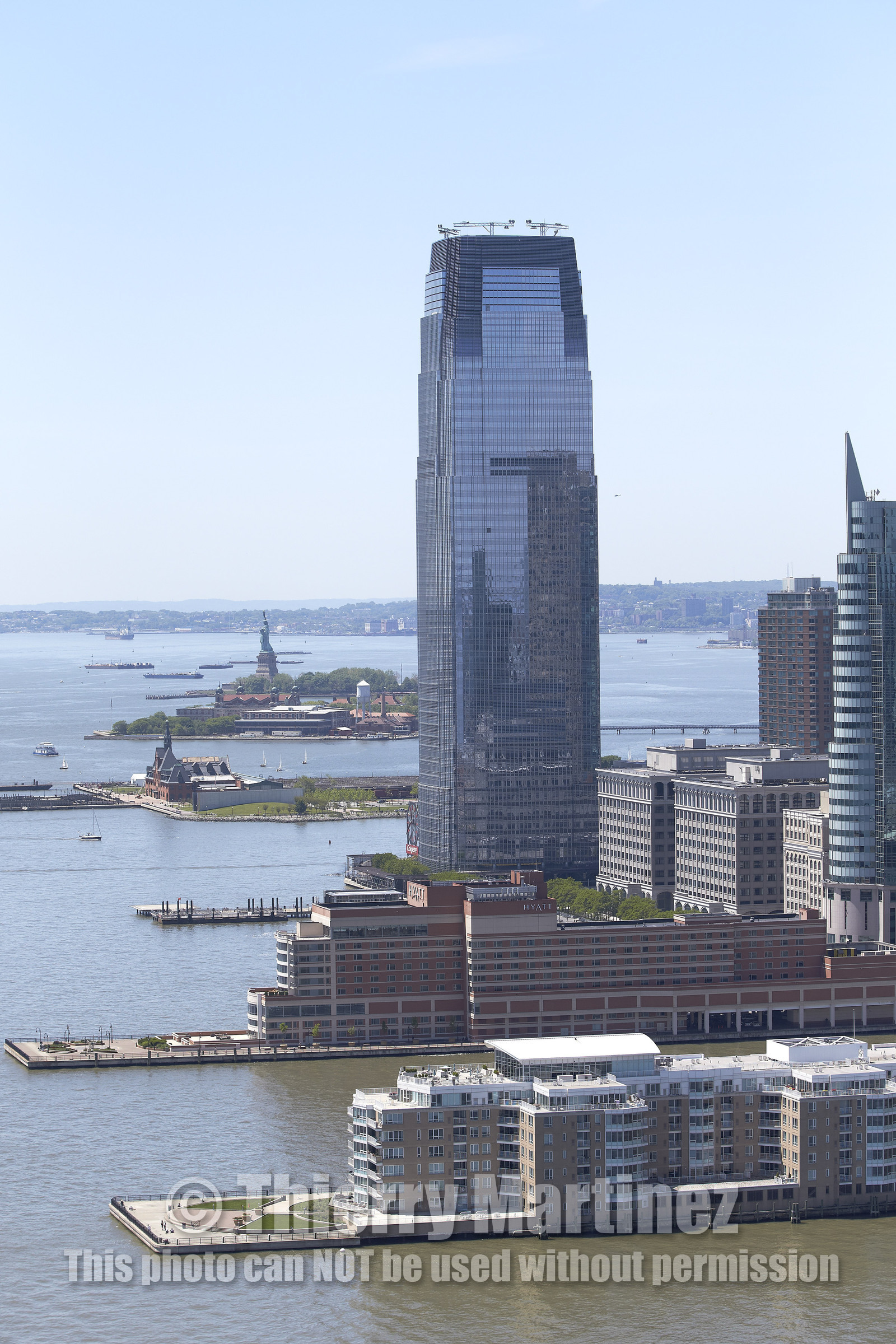 Aerial view of New York City (USA).