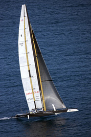 33rd  AMERICA'S CUP Valencia Spain, February 2010 - Defender:  ALINGHI (ALINGHI 5) vs Challenger : BMW Oracle Racing (USA 17)