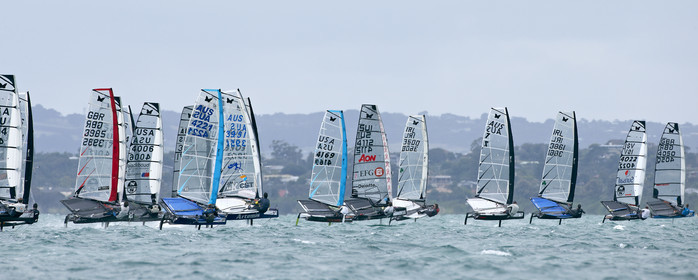 2015 McDougall + McConaghy Moth Worlds. Sorrento - VIC AUSTRALIA  . 6 16 January 2015. Organize by Sorrento Sailing Couta Boat Club.