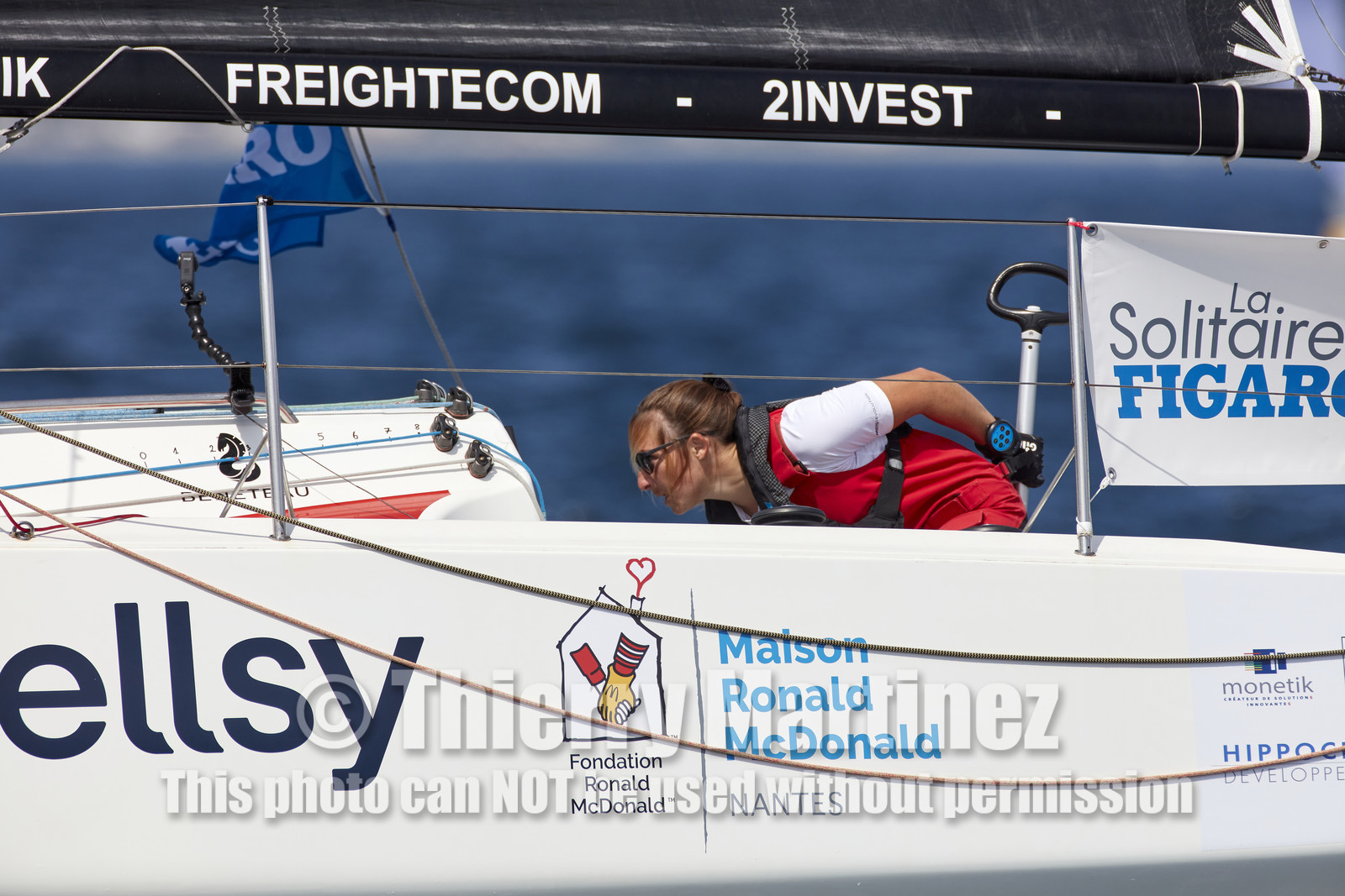 22_33203   © Thierry Martinez.PORT LA FORET, FRANCE. 28 Aout  2022.53éme édition de la Solitaire du Figaro.Départ de la 2éme étape , Port La Forêt   Royan (635NM).