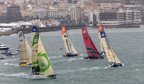 VOLVO OCEAN RACE - 2008 2009. Start Leg 1 (Alicante-ESP  Cape Town-RSA. 6500 NM).