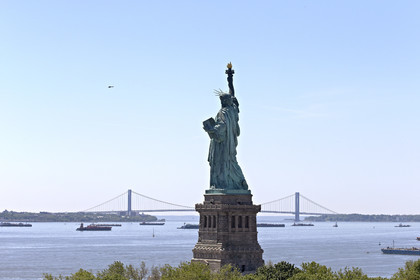 Aerial view of New York City (USA).