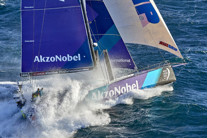 team AkzoNobel  in Volvo Ocean Race 2017-18.