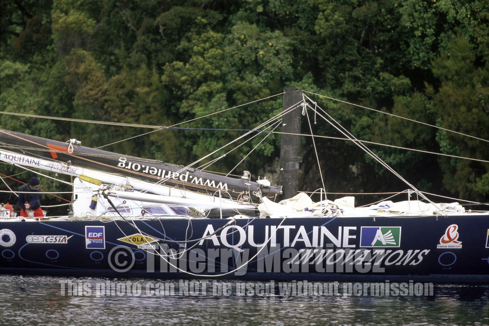 Yves Parlier (FRA) Vendée Globe 2000-01