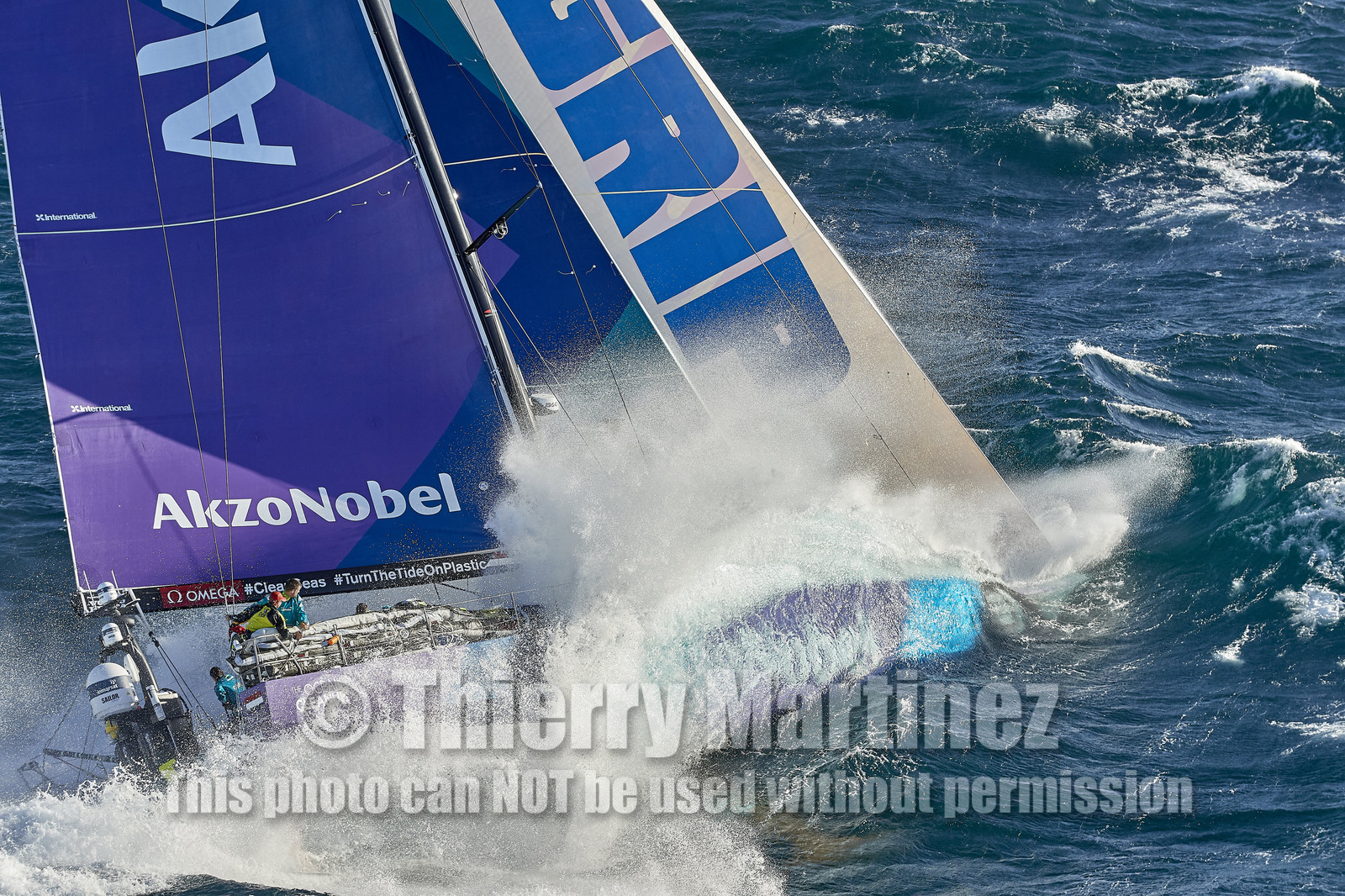 team AkzoNobel  in Volvo Ocean Race 2017-18.