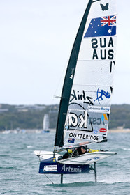 2015 McDougall + McConaghy Moth Worlds. Sorrento - VIC AUSTRALIA  . 6 16 January 2015. Organize by Sorrento Sailing Couta Boat Club.