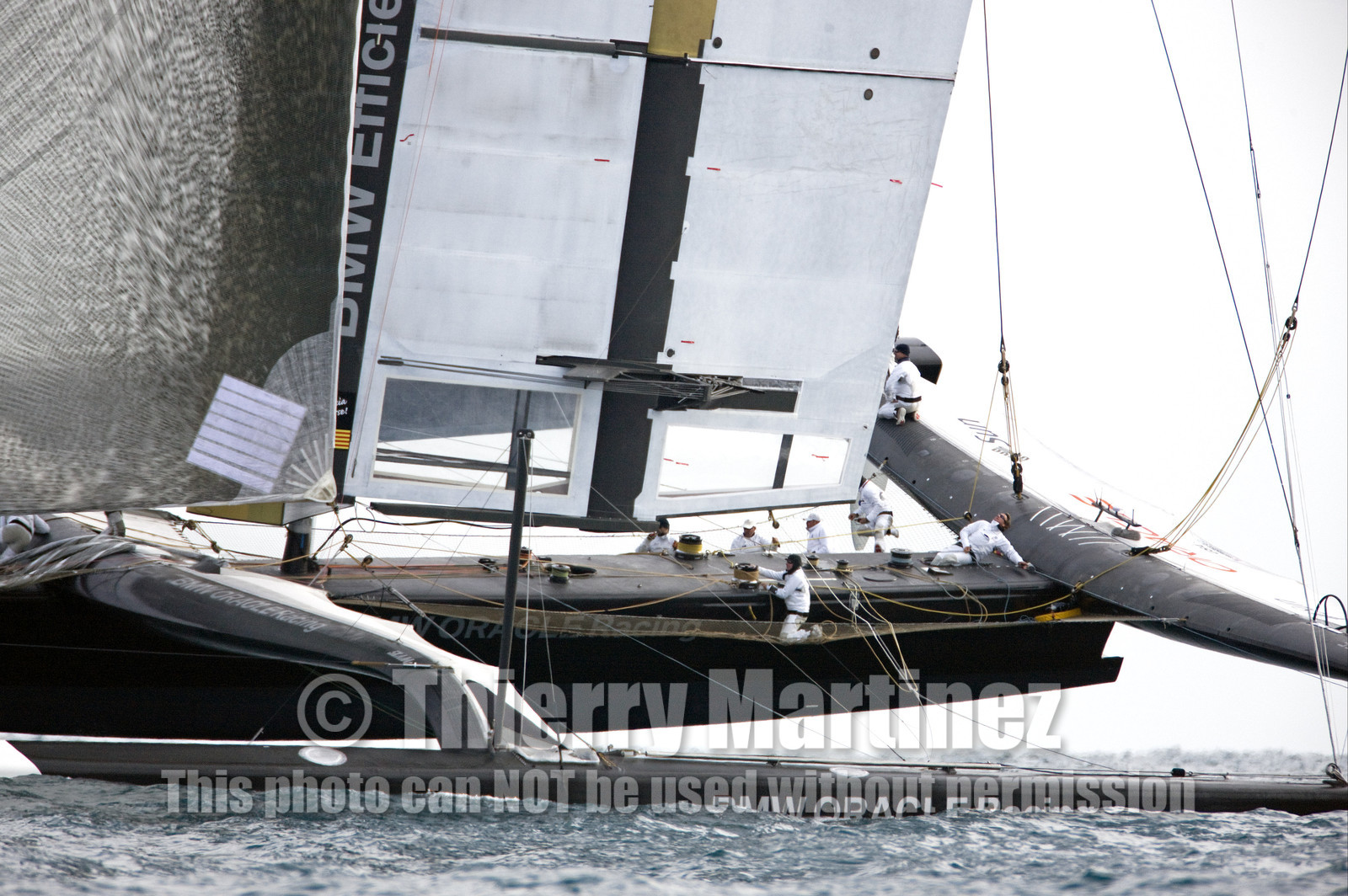 33rd  AMERICA'S CUP Valencia Spain, February 2010 - Defender:  ALINGHI (ALINGHI 5) vs Challenger : BMW Oracle Racing (USA 17)