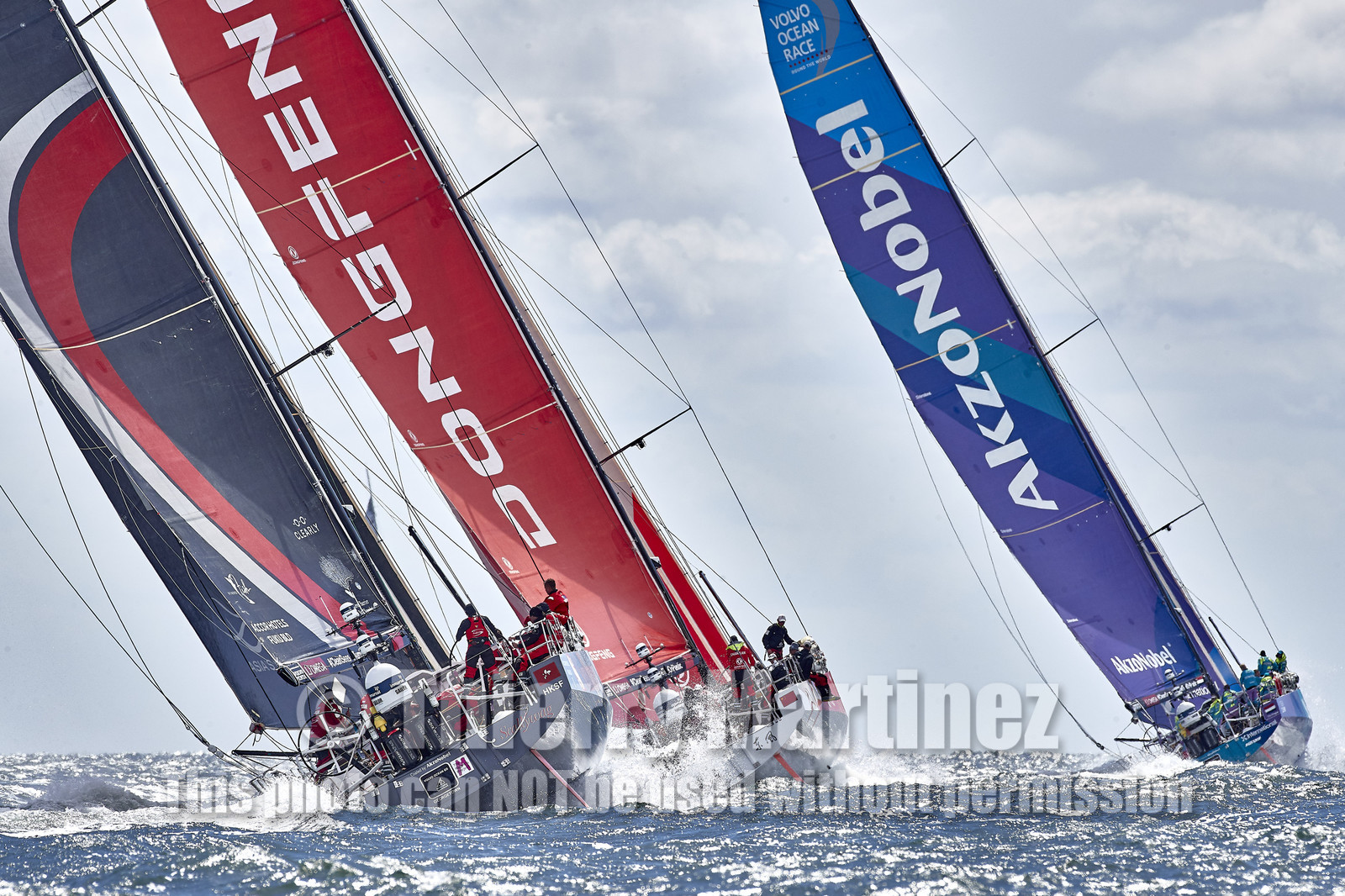 team AkzoNobel  in Volvo Ocean Race 2017-18.