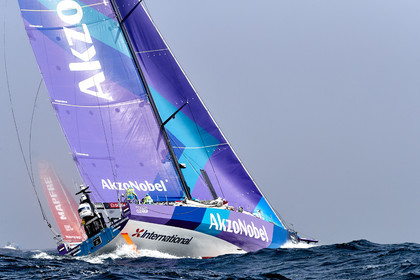 team AkzoNobel  in Volvo Ocean Race 2017-18.
