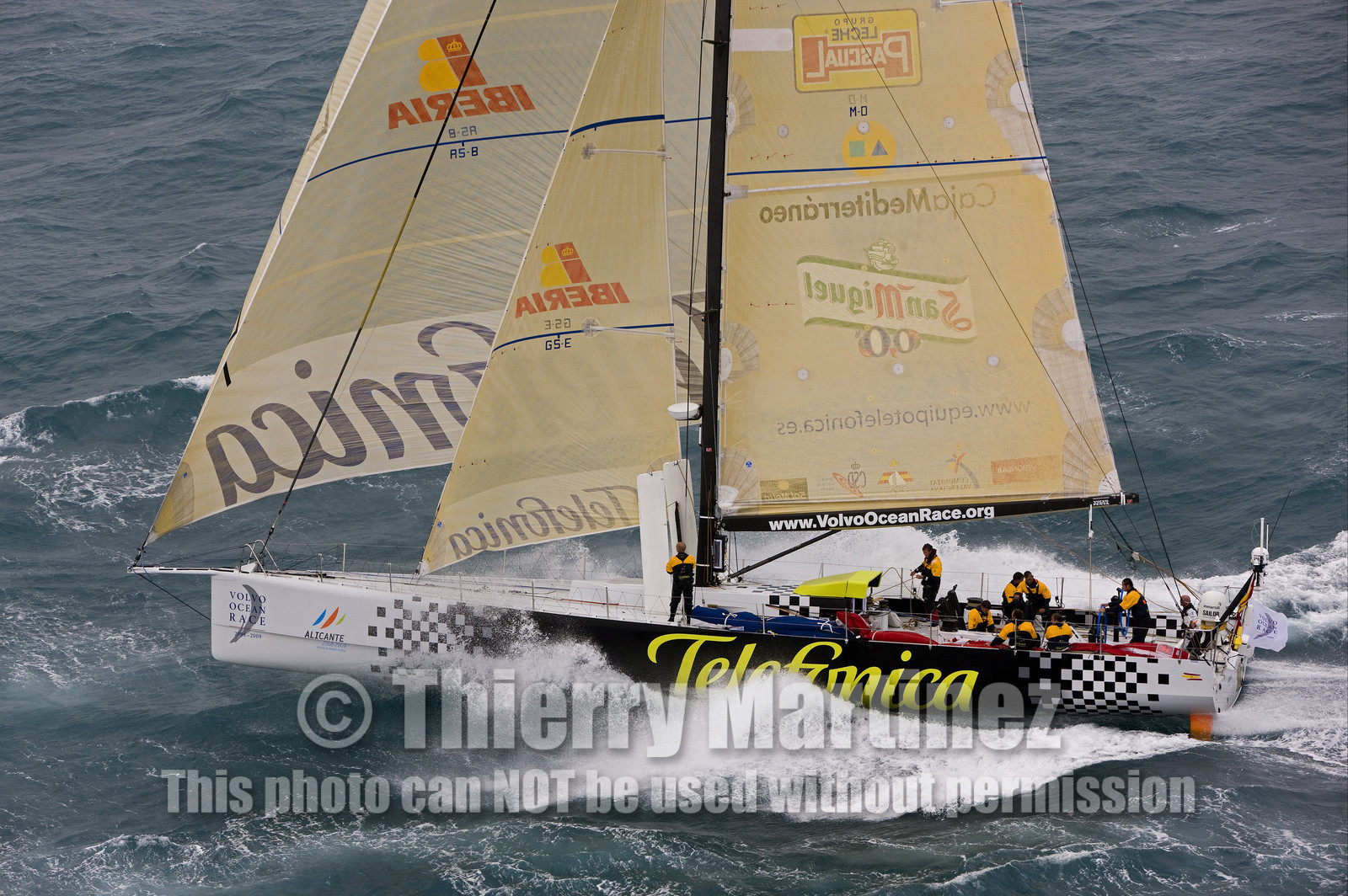 VOLVO OCEAN RACE - 2008 2009. Start Leg 1 (Alicante-ESP  Cape Town-RSA. 6500 NM).