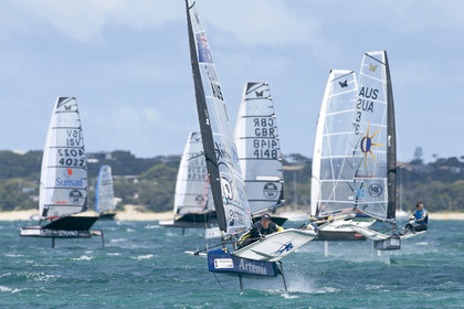 2015 McDougall + McConaghy Moth Worlds. Sorrento - VIC AUSTRALIA  . 6 16 January 2015. Organize by Sorrento Sailing Couta Boat Club.