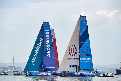 team AkzoNobel  in Volvo Ocean Race 2017-18.
