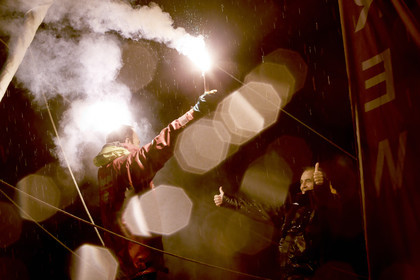 2012 13 VENDEE GLOBE.Bertrand de Broc (FRA) VNAM, aver EDM Projets