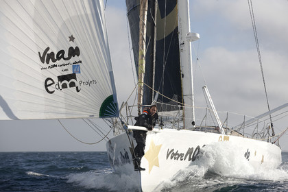 VOTRE NOM AUTOUR DU MONDE , skipper Bertrand de Broc (FRA)