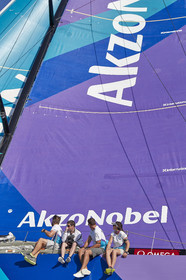 team AkzoNobel  in Volvo Ocean Race 2017-18.