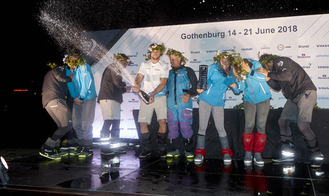 team AkzoNobel  in Volvo Ocean Race 2017-18.
