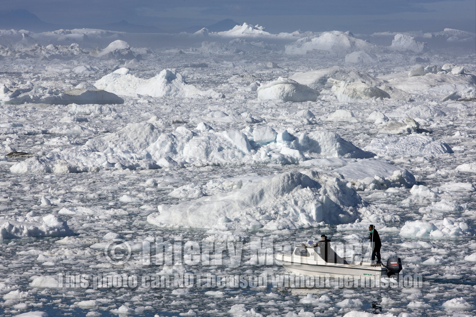Schooner LA LOUISE sailing on west coast of Greenland.
