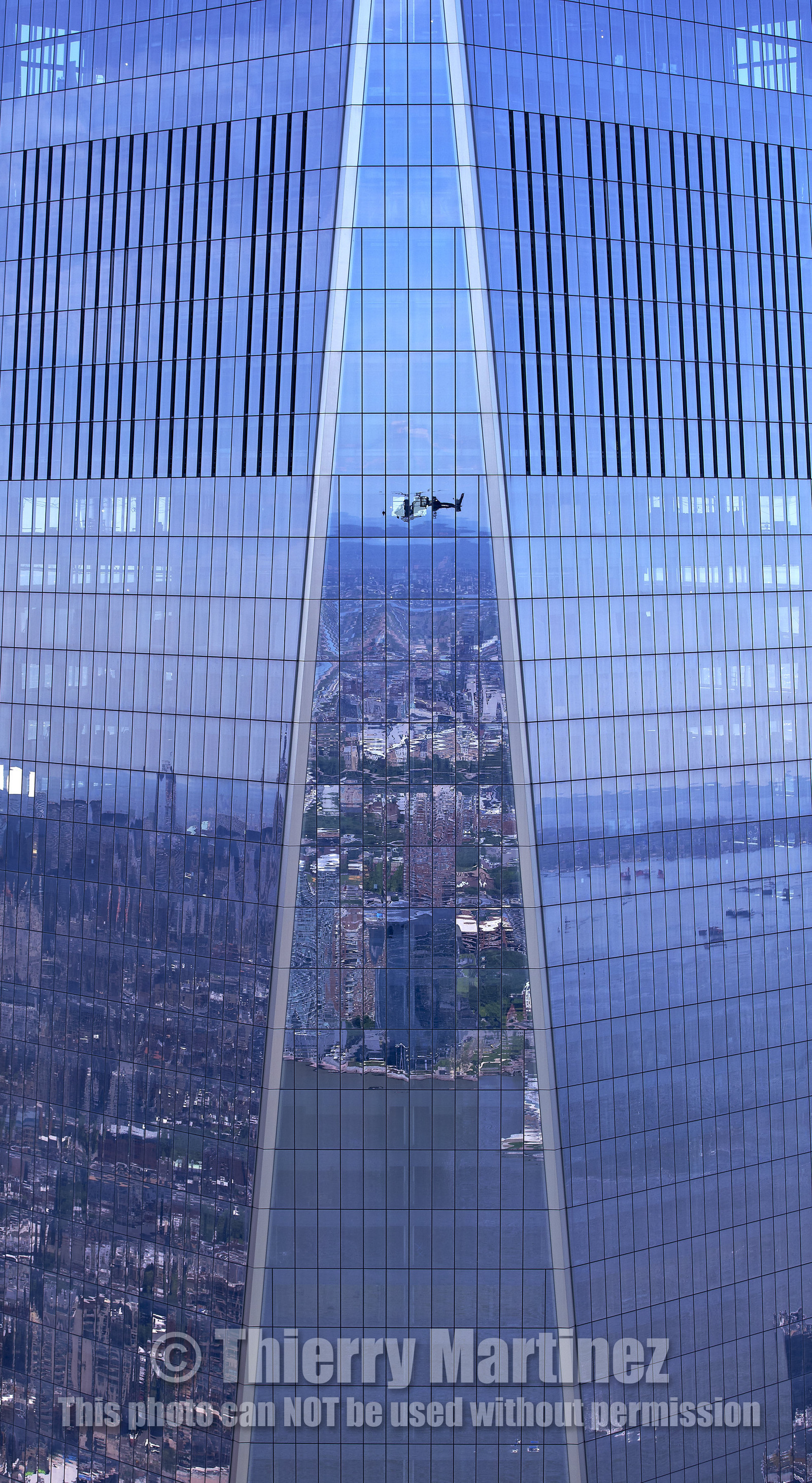 Aerial view of New York City (USA).