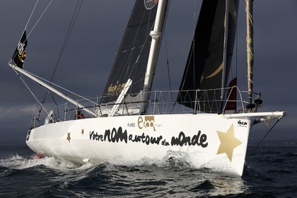 VOTRE NOM AUTOUR DU MONDE , skipper Bertrand de Broc (FRA)