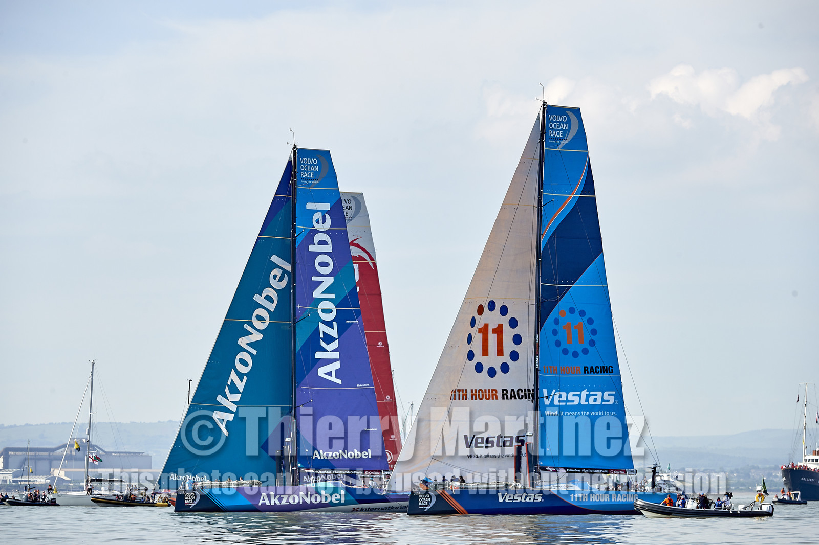 team AkzoNobel  in Volvo Ocean Race 2017-18.