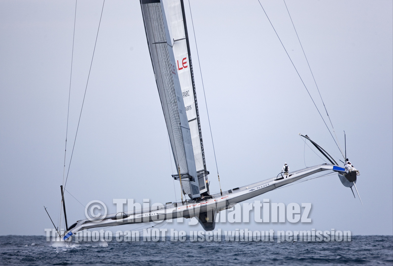 33rd  AMERICA'S CUP Valencia Spain, February 2010 - Defender:  ALINGHI (ALINGHI 5) vs Challenger : BMW Oracle Racing (USA 17)