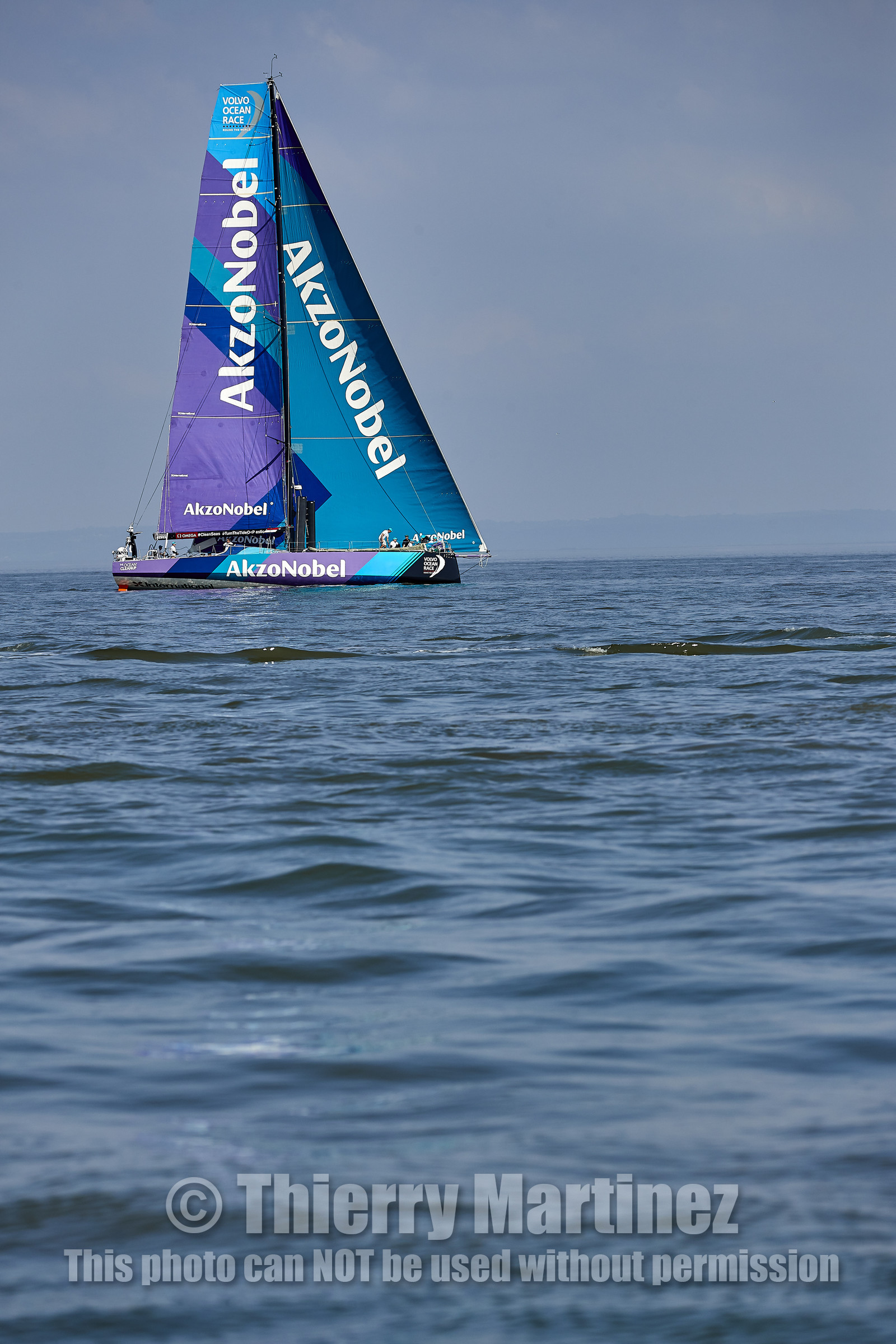 team AkzoNobel  in Volvo Ocean Race 2017-18.