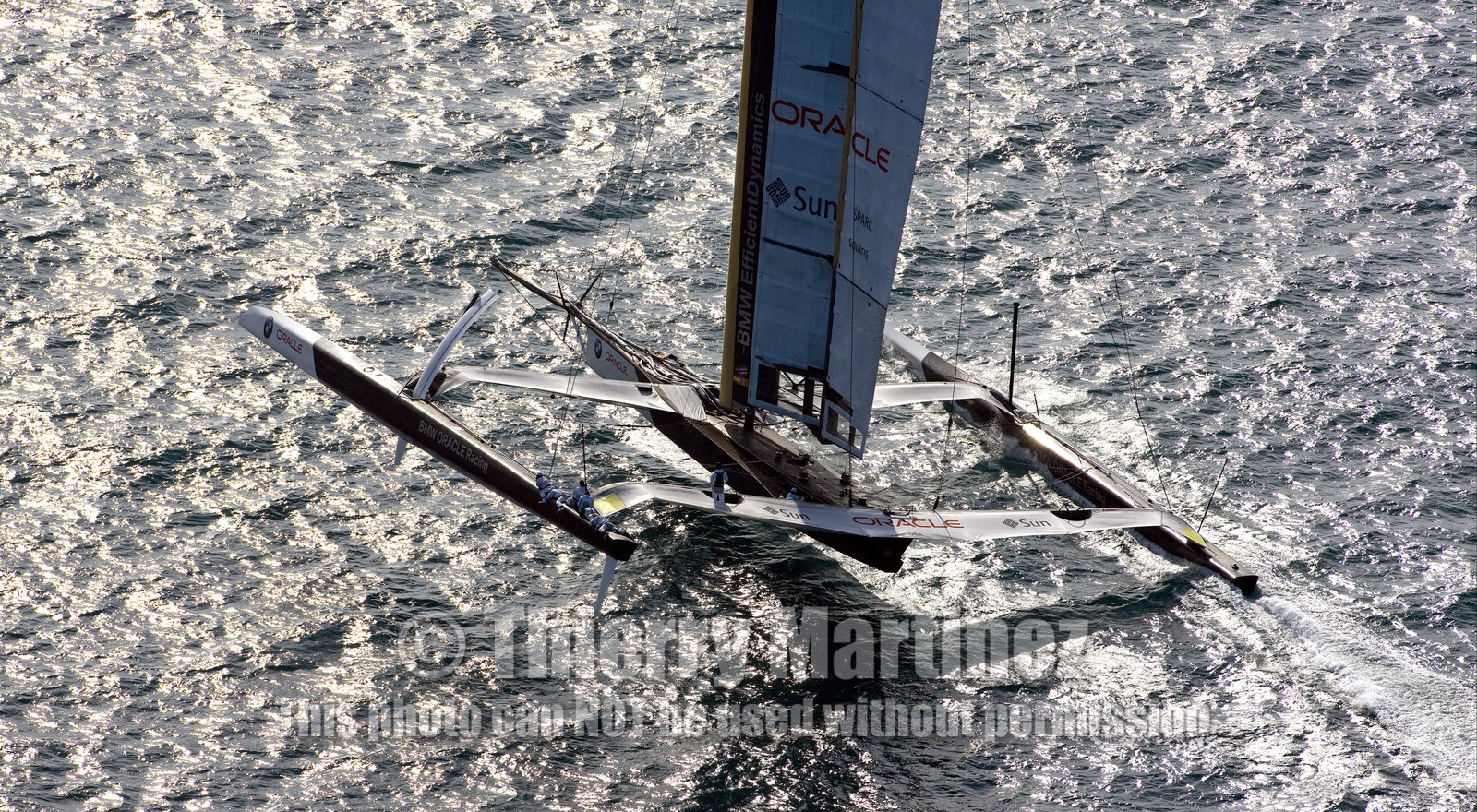 33rd  AMERICA'S CUP Valencia Spain, February 2010 - Defender:  ALINGHI (ALINGHI 5) vs Challenger : BMW Oracle Racing (USA 17)