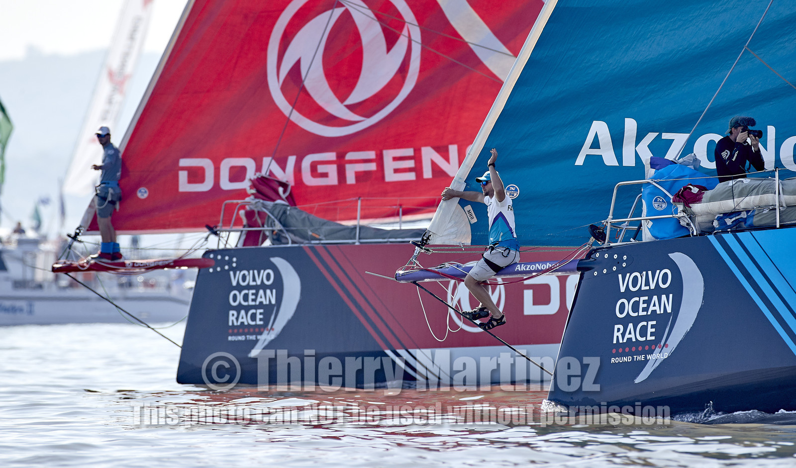 team AkzoNobel  in Volvo Ocean Race 2017-18.