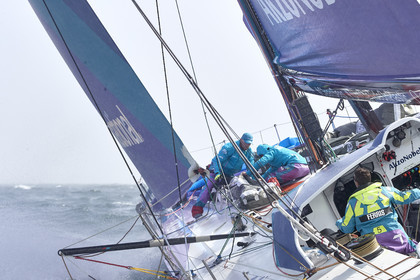 team AkzoNobel  in Volvo Ocean Race 2017-18.