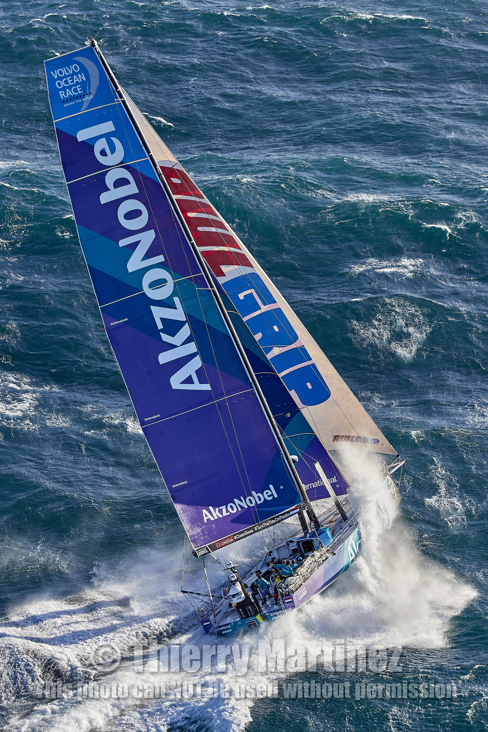 team AkzoNobel  in Volvo Ocean Race 2017-18.