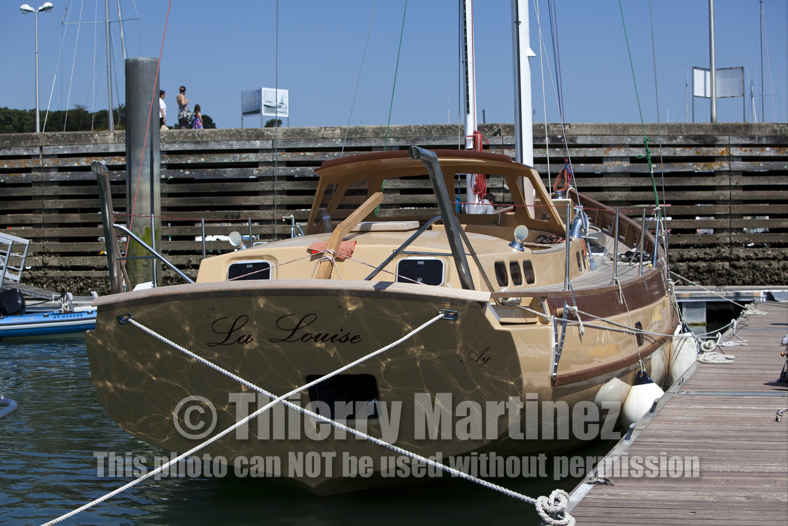 Launch of Thierry Dubois (FRA) new schooner LA LOUISE